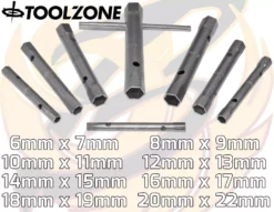 Toolzone Tubular Box Spanner Set Metric Wrench Set 6mm - 22mm Spark Plug Spanner Wrench -SOCKET SETS & EXTENSION BARS Sales 39bb4029 f3a8 44e9 9cc2 1ea71d2432d2