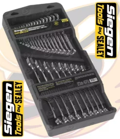 Sealey SIEGEN Combination Spanners Combi Wrench Set 6-32mm Open & Ring End Spanners 25p -SOCKET SETS & EXTENSION BARS Sales 3cc08c6f 3802 4200 8402 80fe0aedc462
