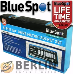 BlueSpot Sockets & DEEP Socket Set 3/8" Drive 8-24mm Tool Set With 72T Ratchet Extensions -SOCKET SETS & EXTENSION BARS Sales 3ec7a506 dfba 4ae4 b83b 046ab79feef6