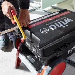 Wiha XXL III 44129 Electrical Contractors Rolling Tool Box / Case + Free VDE Screwdriver Set -SOCKET SETS & EXTENSION BARS Sales 44129 1