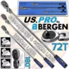 US PRO By BERGEN US.PRO By BERGEN Extra Long Flexible Ratchets 1/2"Dr 3/8" 1/4" Drive 72T Reversible Handle