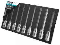 US PRO By BERGEN BERGEN Extra Long TORX BIT Socket Set 1/2" Dr Star Keys T27-T70 TX Torx Sockets -SOCKET SETS & EXTENSION BARS Sales 49f6b3c4 58fd 46a8 9fb4 14b59f5f5cc4
