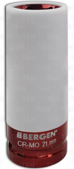 US PRO By BERGEN BERGEN Alloy Wheel Nut DEEP Thin Wall Impact Socket Set 1/2"drive 17mm 19mm 21mm -SOCKET SETS & EXTENSION BARS Sales 4a299adf 2d89 4c67 b2d8 c01fd2f3b720