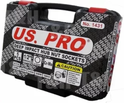 US PRO By BERGEN BERGEN 12 Point Axle Hub Nut Socket Set 1/2" Drive Thin Wall Deep Impact Sockets -SOCKET SETS & EXTENSION BARS Sales 4c12ed1c 5a13 4d15 824d 1e9061ba1f80
