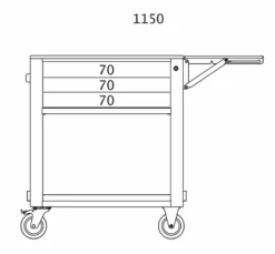 Beta 5000MS Folding Shelf For Tool Trolley -SOCKET SETS & EXTENSION BARS Sales 5000MS 3 quote