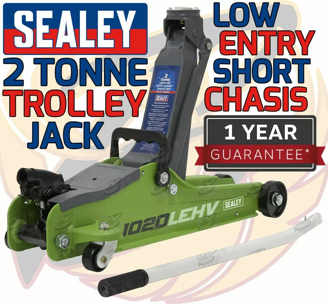 SEALEY 2 Tonne Trolley Jack Axle Stands 1/2" Drive Breaker Bar 17mm 19mm 21mm GB 2 SEALEY 2 Tonne Trolley Jack Axle Stands 1/2" Drive Breaker Bar 17mm 19mm 21mm GB - Image 2