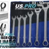 US PRO By BERGEN 6 Piece JUMBO Combination Spanners 33mm - 50mm