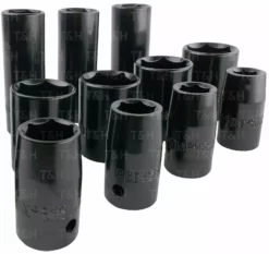 US PRO By BERGEN BERGEN DEEP SHALLOW IMPACT SOCKETS AF/SAE MM & ADAPTOR 37pc 6pt HEX 3/8" 1/2" DR -SOCKET SETS & EXTENSION BARS Sales 5576168a bdc3 4217 af5d 5b914523f77a