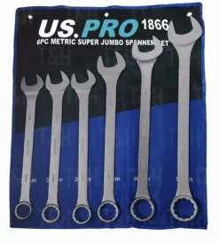 US PRO By BERGEN 6 Piece JUMBO Combination Spanners 33mm - 50mm -SOCKET SETS & EXTENSION BARS Sales 55eaf110 5057 498a b39e 49bc40281bbd