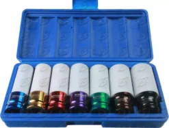 US PRO By BERGEN BERGEN Alloy Wheel Nut Thin Wall DEEP Impact Socket Set 1/2"drive 17mm - 27mm -SOCKET SETS & EXTENSION BARS Sales 5786060f f7a1 4e67 8ab3 b0c865e2f231