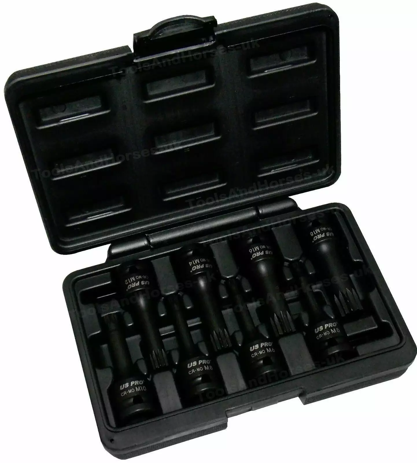 US PRO By BERGEN US.PRO TOOLS IMPACT SPLINE Socket Set 12 Point Tripple Square Impact Spline M5up 5 US PRO By BERGEN US.PRO TOOLS IMPACT SPLINE Socket Set 12 Point Tripple Square Impact Spline M5up - Image 5