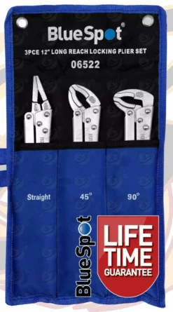 BlueSpot Extra Long Locking Pliers 3pc Mole Grips Adjustable Wrench Vice Grips Long Reach -SOCKET SETS & EXTENSION BARS Sales 59143439 23a3 43b9 b6cf 54927239b289