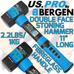 US PRO By BERGEN US.PRO By BERGEN 2.2lbs Stoning Hammer 1kg Fibreglass Handle 11" Inch Sledge Hammer