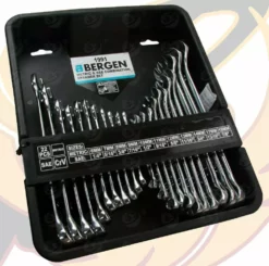 US PRO By BERGEN BERGEN Combination Spanners Metric & SAE Wrench Set 22pc 6-19mm & 1/4" - 7/8" -SOCKET SETS & EXTENSION BARS Sales 5be80190 306c 410c 8fe0 79f17e9dab7c