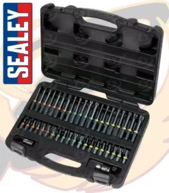SEALEY Impact Hex Torx Spline Bit Socket Set 3/8" 1/2" Adapter Long Short Reach -SOCKET SETS & EXTENSION BARS Sales 5c94ce6a 13dc 4776 984f 7d32ec055187