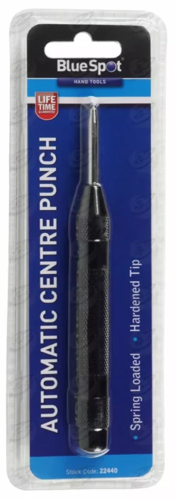 Berlin Tools LTD BLUESPOT Automatic Centre Punch Spring Loaded Dent Maker Metal Wood Marker 5.2" / 133mm -SOCKET SETS & EXTENSION BARS Sales 6326f774 7b45 4ff9 b77a 5a9820280ce4