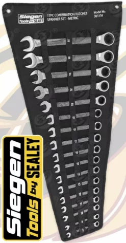 SEALEY Ratchet Spanners 12pc Combination Ratchet Wrench/Spanner Tool Set 8m-19mm -SOCKET SETS & EXTENSION BARS Sales 633075a6 9ddb 4290 9f78 2ce7f96ad665