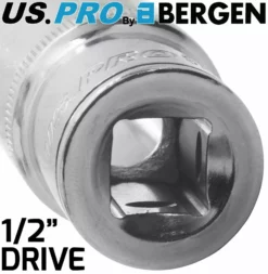 US PRO By BERGEN BERGEN 1/2" INCH Drive Deep Socket Set Long Reach Sockets 13mm-24mm 8pc 6PT Hex -SOCKET SETS & EXTENSION BARS Sales 633f9330 e6f8 4a3f ae20 05926c07ffac