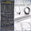TOOLZONE 50 Piece Combination Spanner Set 6mm - 32mm