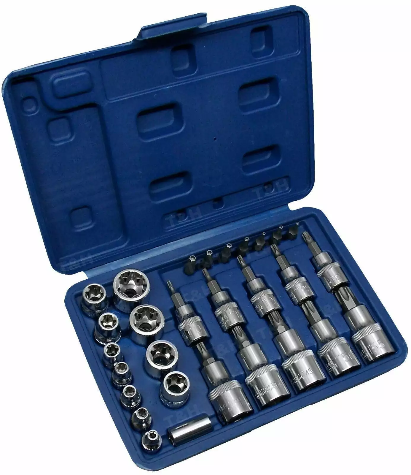 US PRO By BERGEN BERGEN Torx & Female E-TORX Socket Set 29pc Security Star Torx Bits External TRX 3 US PRO By BERGEN BERGEN Torx & Female E-TORX Socket Set 29pc Security Star Torx Bits External TRX - Image 3