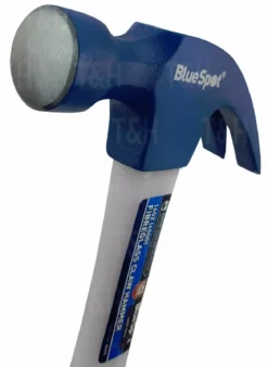 BLUESPOT Claw Hammer Fibreglass 16oz Hardened Steel Curved Head Rubber Grip Nail Puller -SOCKET SETS & EXTENSION BARS Sales 655dd69b 7e45 4e60 bde0 e1a5f786c9e1