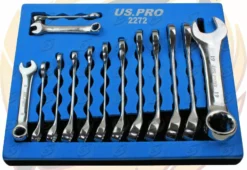 US PRO By BERGEN US.PRO By BERGEN Stubby Spanners 14pc Short Reach Combination Spanner Wrench Set 6mm-19mm -SOCKET SETS & EXTENSION BARS Sales 68aacf94 a54f 4f60 ad17 3d2483c97914