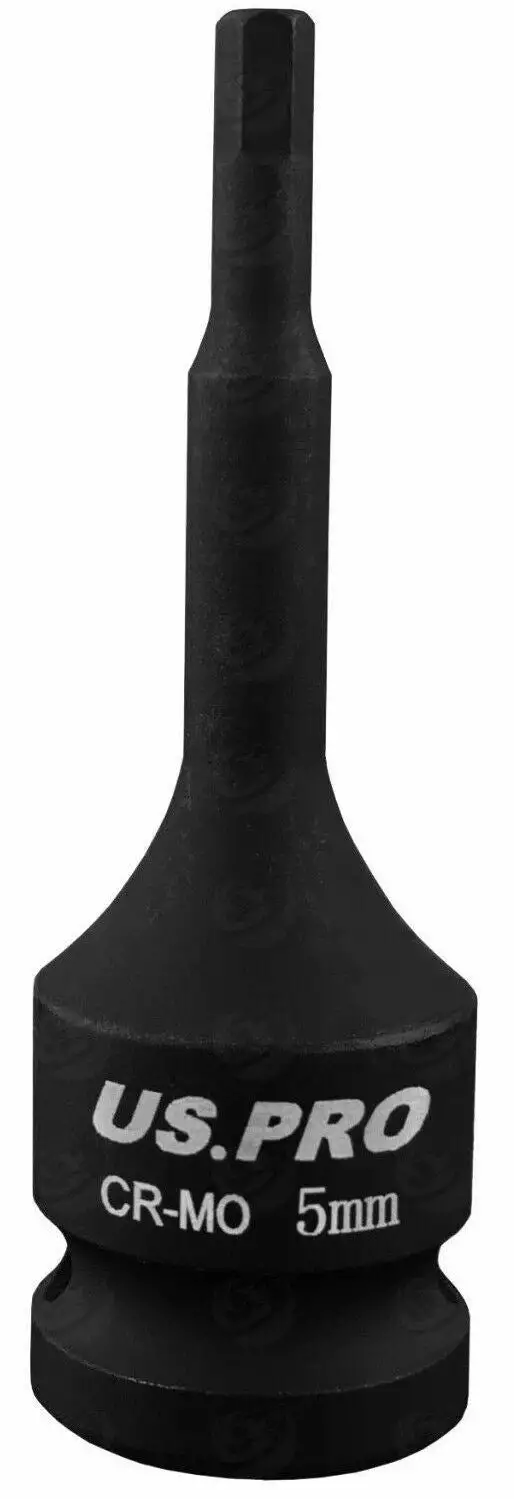 US PRO By BERGEN BERGEN H5 Impact Hex Bit Socket 1/2"Dr 5mm Impact Allen Key 78mm Long Hex Socket 4 US PRO By BERGEN BERGEN H5 Impact Hex Bit Socket 1/2"Dr 5mm Impact Allen Key 78mm Long Hex Socket - Image 4