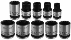 BLUESPOT 3/8" Multi Spline Socket Set 12 Point Metric & SAE Sockets 7mm-18mm 9/32"-23/32" -SOCKET SETS & EXTENSION BARS Sales 6bac2a58 d45e 4f4a 992c a2ae0bc3c355