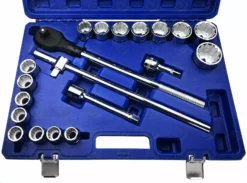 US PRO By BERGEN BERGEN 3/4" 12 Point Socket Set 19-50mm Ratchet Extension Bar Metric 20pc HGV -SOCKET SETS & EXTENSION BARS Sales 6be46f73 6627 4fce a753 24394522c816