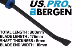 US PRO By BERGEN Pry Bar Set With Protective Handle Guard HEAVY DUTY JEMMY CROW PRY BARS -SOCKET SETS & EXTENSION BARS Sales 6dc0094c a847 4ebd a40f e37bffec7222