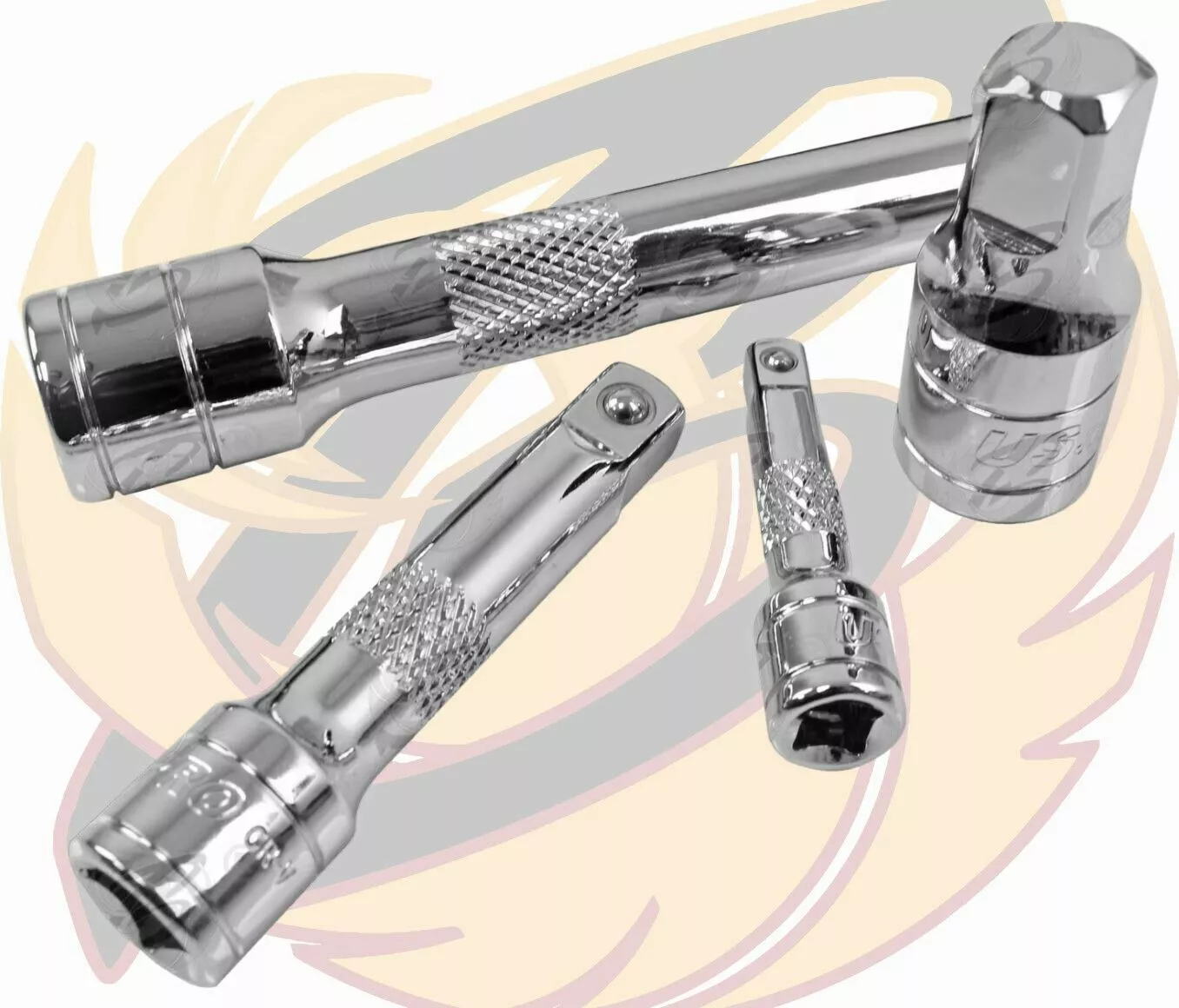 US PRO By BERGEN US.PRO By BERGEN Extension Bars 1/2" 3/8" 1/4" Long Reach Extension Bar Set Drive 3 US PRO By BERGEN US.PRO By BERGEN Extension Bars 1/2" 3/8" 1/4" Long Reach Extension Bar Set Drive - Image 3