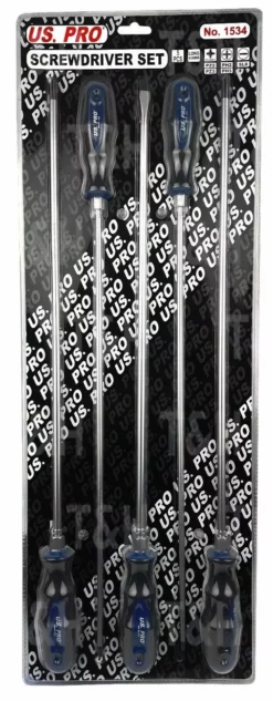 US PRO By BERGEN US.PRO HEAVY DUTY EXTRA LONG 5pc Screwdriver Set 450mm PZ2 PZ3 PH2 PH3 SL8 Pozi 15 US PRO By BERGEN US.PRO HEAVY DUTY EXTRA LONG 5pc Screwdriver Set 450mm PZ2 PZ3 PH2 PH3 SL8 Pozi -SOCKET SETS & EXTENSION BARS Sales 7331ed59 82a1 4c5c 822b a57dc3df43b2