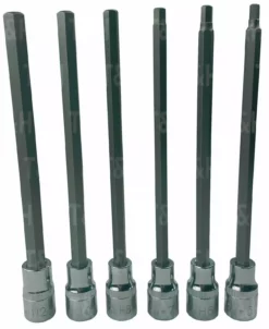 US PRO By BERGEN BERGEN Extra Long 30pc HEX BIT Socket Set 1/2" Dr HEX Allen Keys Sockets 200mm L -SOCKET SETS & EXTENSION BARS Sales 733579ed dea9 4b8f 81c0 02e7d83182e9