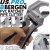 US PRO By BERGEN 42mm Ratchet PVC Pipe Cutter Plastic Vinyl Tube Conduit Speedfit Cutting
