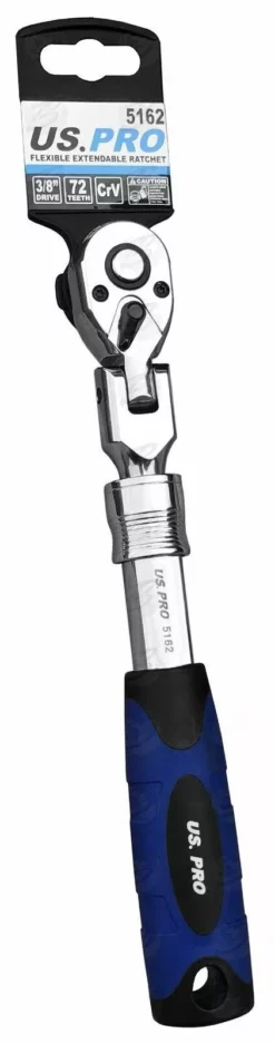 US PRO By BERGEN US. PRO By BERGEN 3/8" Dr 72T Tooth Flexi Head Flexible Extendable Sockets Ratchet Handle -SOCKET SETS & EXTENSION BARS Sales 76811178 9efe 49b3 8456 186157e82dae