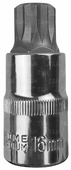 US PRO By BERGEN BERGEN Tamperproof Spline Socket M16mm 1/2" Drive 55mm X M16mm Single Socket -SOCKET SETS & EXTENSION BARS Sales 78ac83a7 2e9a 4951 89e1 f505b0cd18ac
