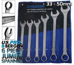 US PRO By BERGEN 6 Piece JUMBO Combination Spanners 33mm - 50mm -SOCKET SETS & EXTENSION BARS Sales 78dbf89b de71 406a b1c4 dac6470c152c