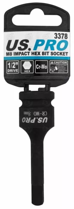 US PRO By BERGEN BERGEN H8 Impact Hex Bit Socket 1/2"Dr 8mm Impact Allen Key 78mm Long Hex Socket 11 US PRO By BERGEN BERGEN H8 Impact Hex Bit Socket 1/2"Dr 8mm Impact Allen Key 78mm Long Hex Socket -SOCKET SETS & EXTENSION BARS Sales 78e23105 b3c9 4362 a39c ffc023472b7d