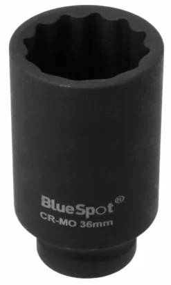BlueSpot 12 Point Axle Hub Nut DEEP IMPACT Socket Set 1/2"dr CV Joint Drive Shaft Sockets -SOCKET SETS & EXTENSION BARS Sales 79d04940 ceb0 4cde 96fc 445ec9b2be95
