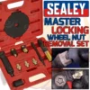 SEALEY Master Locking Wheel Nut Removal Set Stud Remover Tool Kit