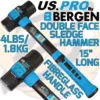 US PRO By BERGEN US.PRO By BERGEN 4lbs Sledge Hammer 1.8kg Fibreglass Handle 15 Inch Sledge Hammer
