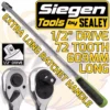 SIEGEN By SEALEY 1/2" Drive 72T Tooth EXTRA LONG 609mm Ratchet Handle 1/2" Drive 72 Tooth
