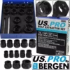 US PRO By BERGEN BERGEN Locking Wheel Nut Removers 15pc Nut Bolt Stud Extractor Twist Socket Set