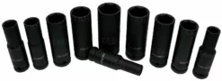 US PRO By BERGEN US.PRO TOOLS Thin Wall DEEP IMPACT Socket Set 1/2" Drive Long Reach Impact Socke -SOCKET SETS & EXTENSION BARS Sales 84c0d7c5 0c2a 4734 811a bf942eff6584
