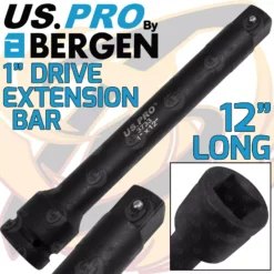 US PRO By BERGEN US.PRO By BERGEN 1" Drive Impact Extension Bar 12" Long 300mm Extra Long Reach Exts Bar