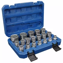 BlueSpot 1/2" Gear Lock Socket Set 8-32mm 19 Piece Hex Double Hex T Star AF & MM 18 BlueSpot 1/2" Gear Lock Socket Set 8-32mm 19 Piece Hex Double Hex T Star AF & MM -SOCKET SETS & EXTENSION BARS Sales 8c70b56b a34d 4447 abe4 6d16dc007387