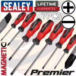 SEALEY Phillips & Slotted Magnetic 7 Piece Screwdriver Set