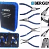 US PRO By BERGEN 4 PC 7" Circlip Pliers Internal External Bent Nose Straight Tip Snap Ring