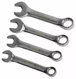US PRO By BERGEN 7 Piece SAE STUBBY Combination Spanner Set 3/8" - 3/4" -SOCKET SETS & EXTENSION BARS Sales 8da551ba 37f8 4fc3 be36 d353438e5bd8