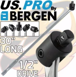 US PRO By BERGEN BERGEN BREAKER BAR 1/2" Drive 30" 762mm Long Strong Arm Power Bar Wheel Wrench